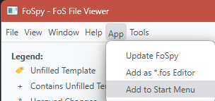add to start menu